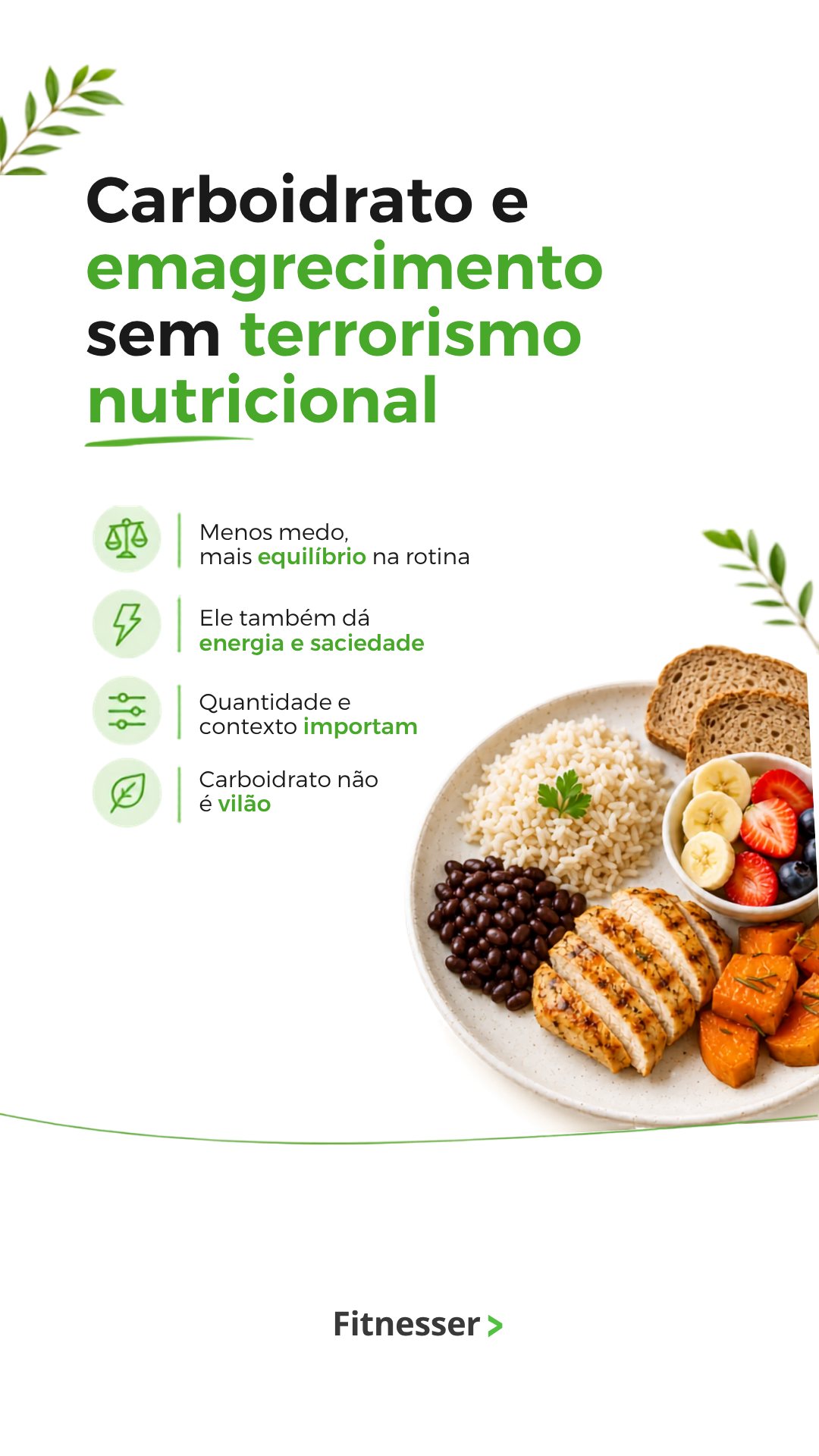 Carboidrato e emagrecimento sem terrorismo nutricional