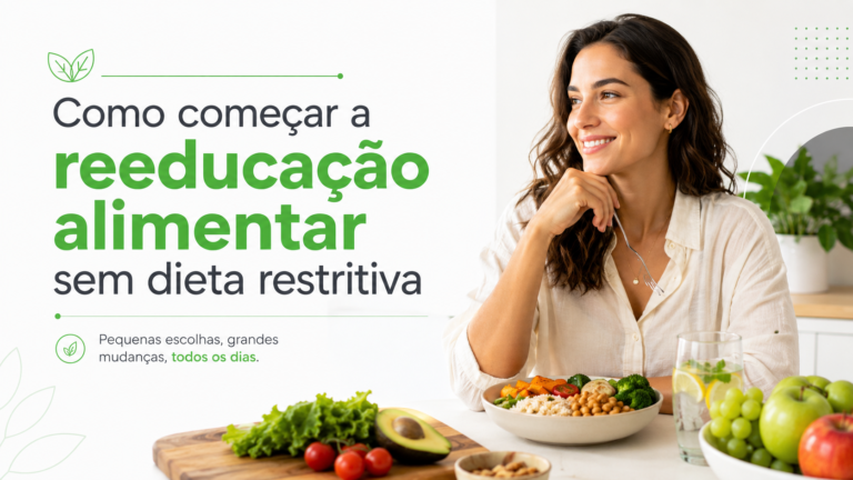 Como começar a reeducação alimentar sem radicalismo