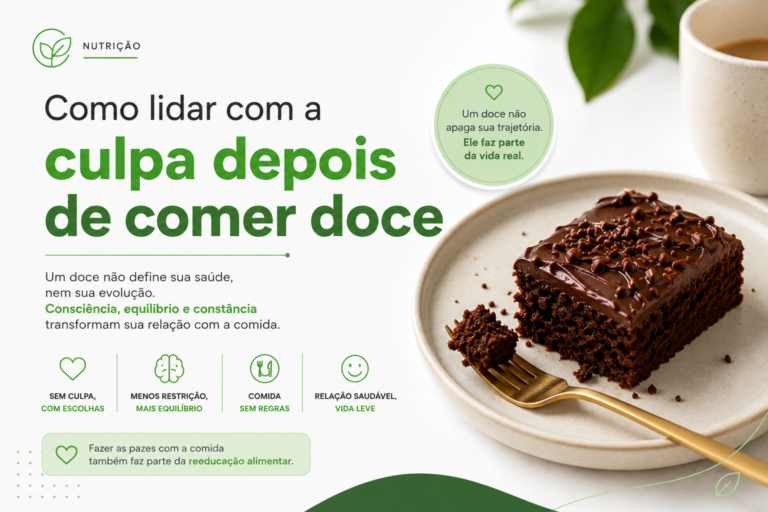 Como lidar com a culpa depois de comer doce